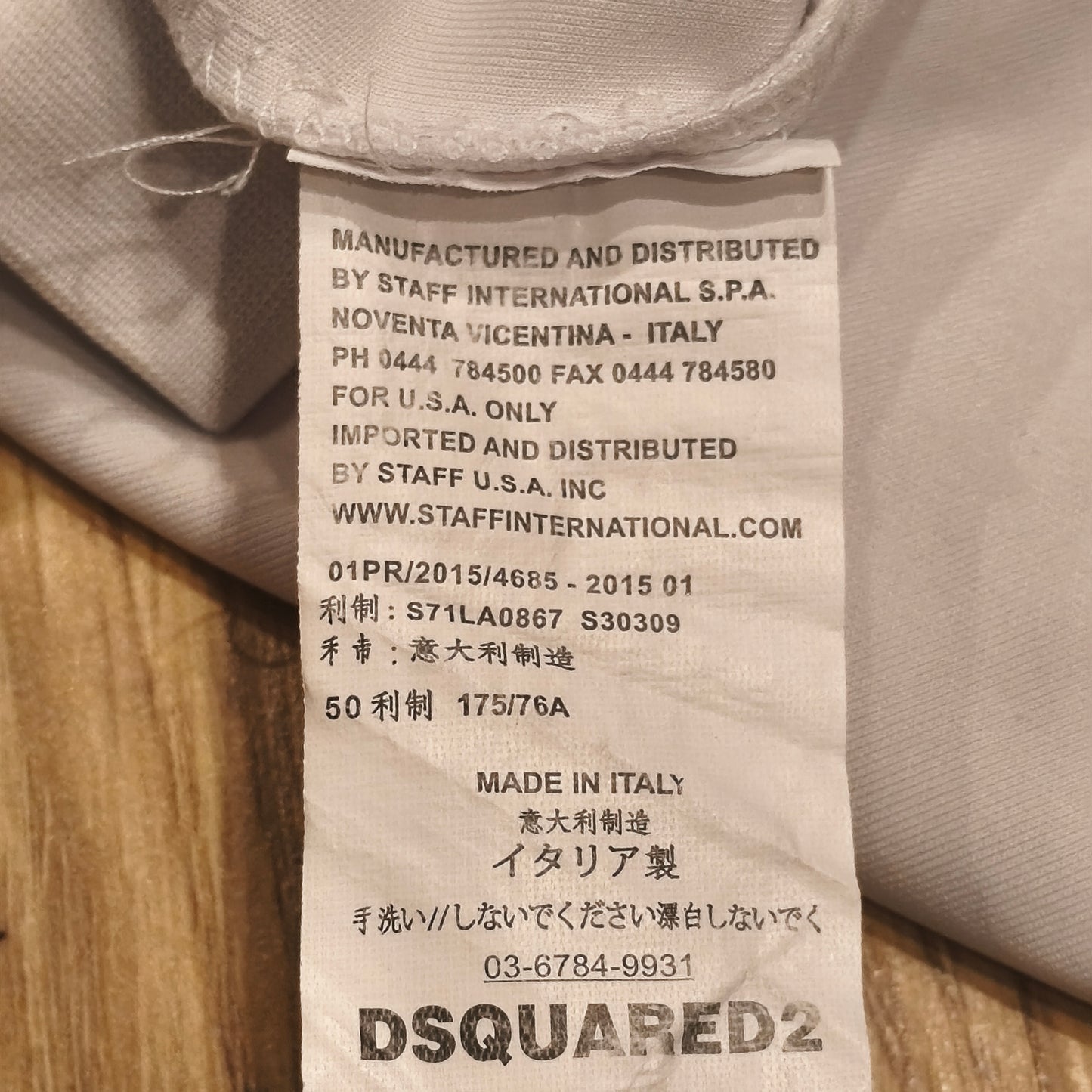 Dsquared2 Men's XXL White Sweatshirt Pullover Canada Tape Logo Sleeve Crewneck