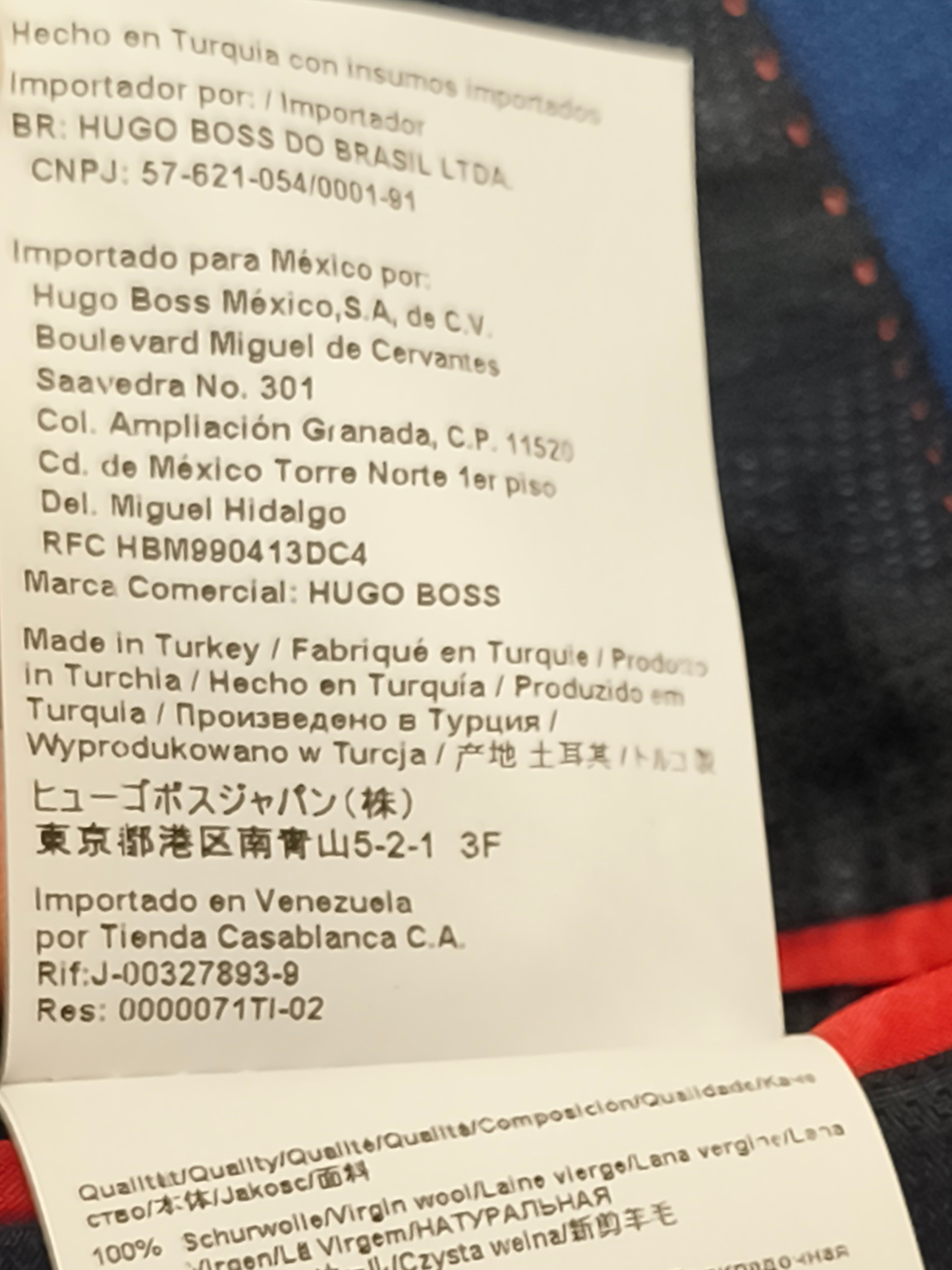 HUGO Hugo Boss Men's Blue 2-Button Wool Blazer Jacket Size 44R / IT 54