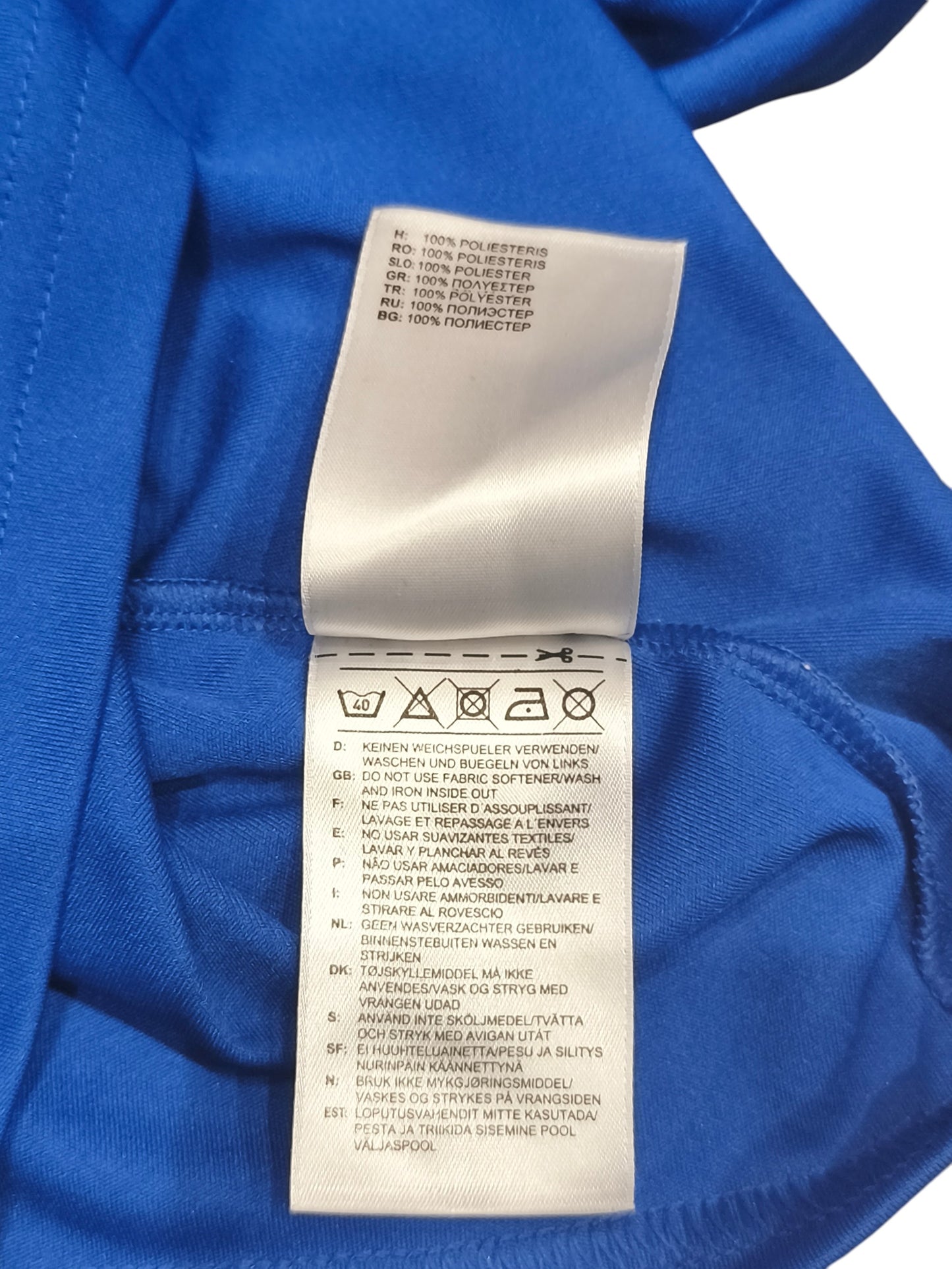 Adidas Lapuan Virkiä Football Shirt Blue White Jersey #11 Men’s Size S Climalite