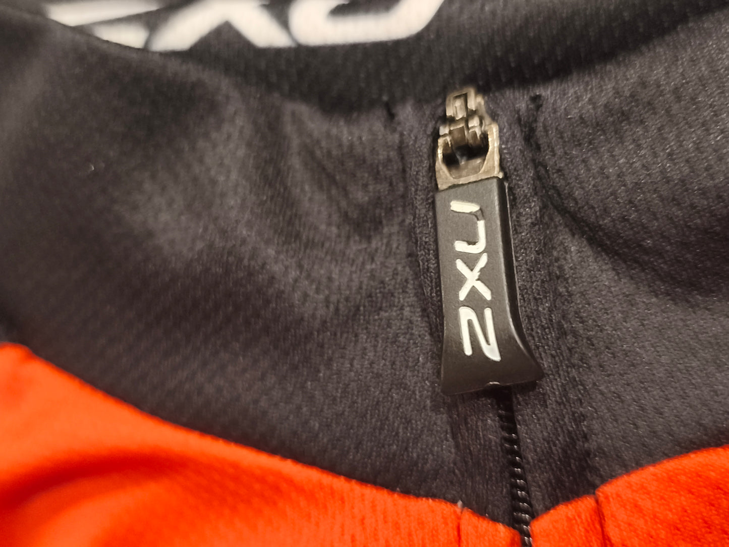 2XU Germany Triathlon Cycling Jersey Men's 2XL Black Short Sleeve Bike Top DTU