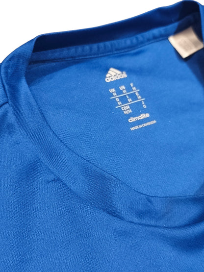 Adidas Oppsal Fotball Training Jersey Shirt Blue Size M Climalite Vintage 2015
