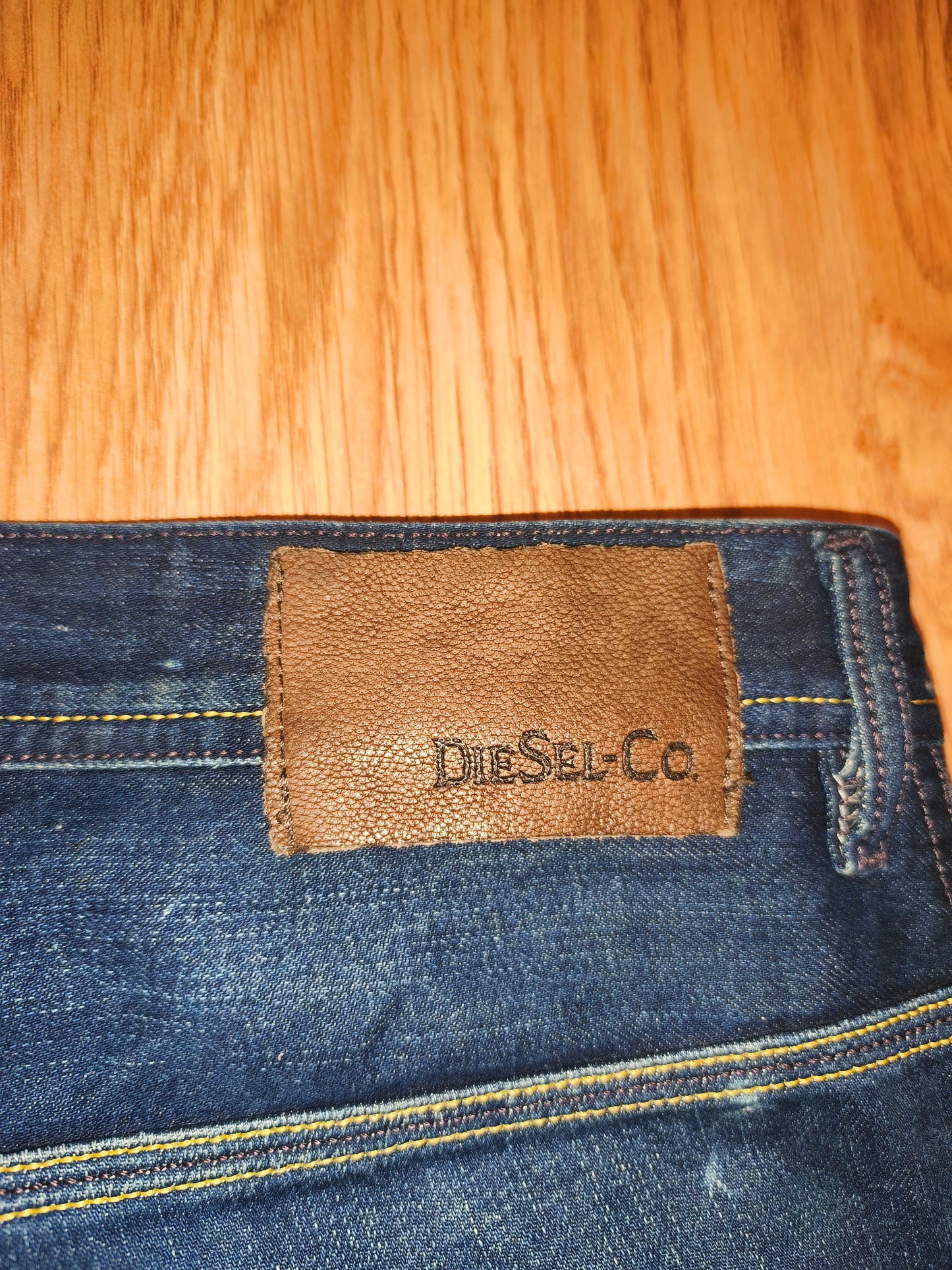 Vintage Diesel Krooley 1994 Men's Jeans W31 L32 Regular Slim Carrot Blue Denim