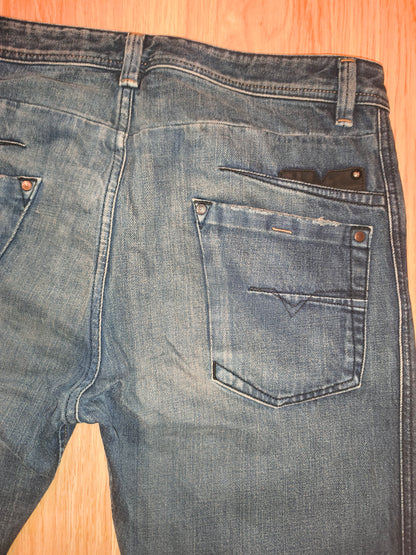 DIESEL Blue Eyecons 2012/2 Edition Jeans Men's Size 32 Made In Italy Cotton Blue
