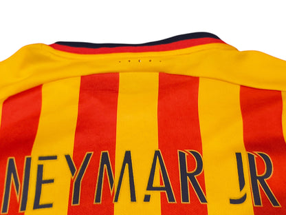 FC Barcelona 2015/16 Away Senyera Kit #11 Neymar Jr - Fan Version Jersey Size L