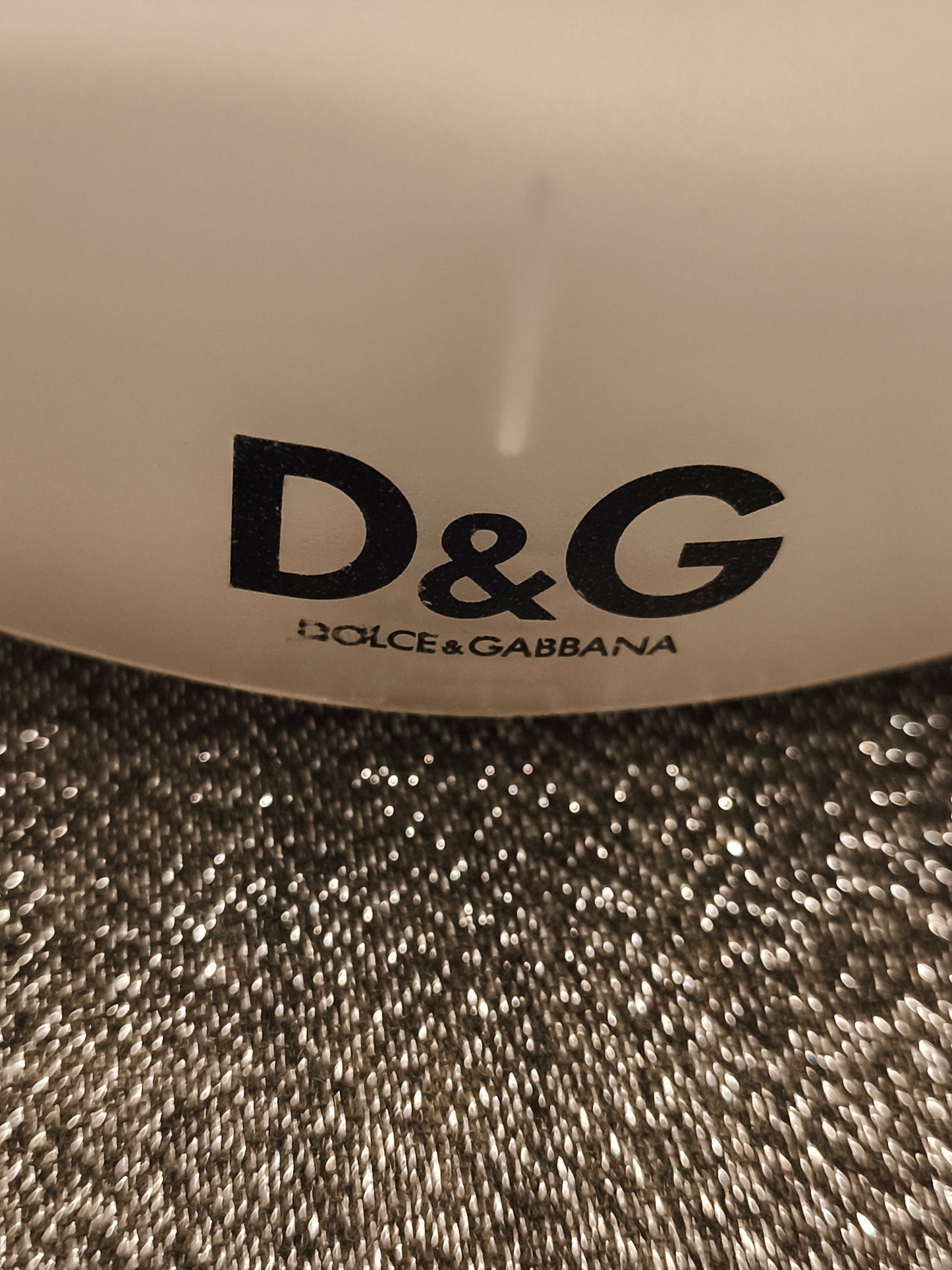 Dolce & Gabbana White Eyeglass Frames Vintage 2000s DG 850 Italy Eyeglasses Case