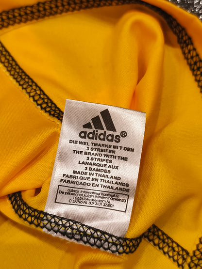 Adidas Uganda National Team Football Shirt Jersey Yellow Climacool Mens Size M