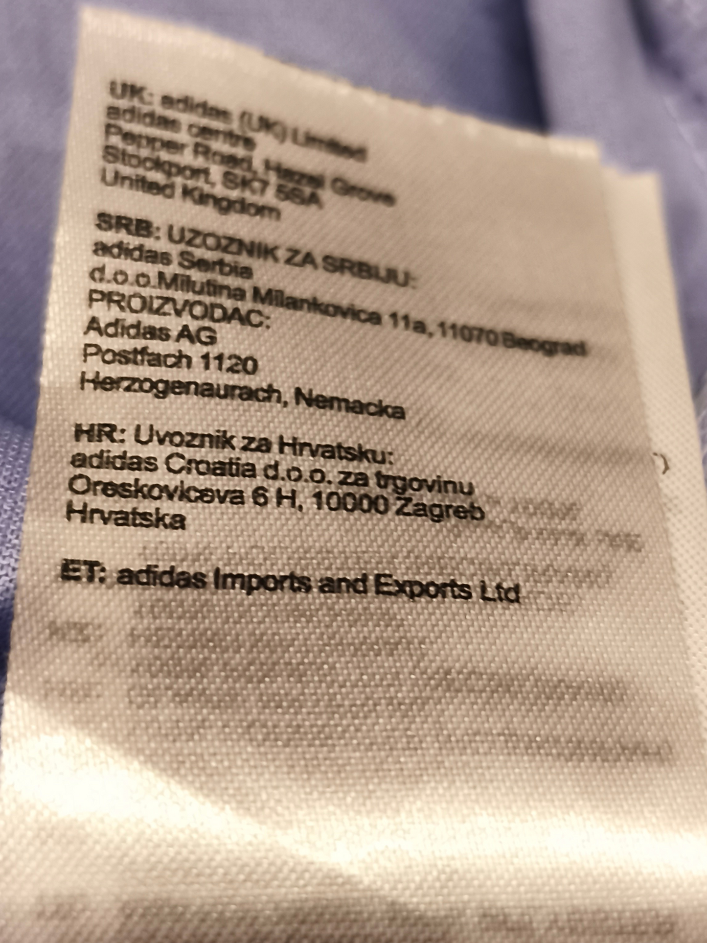 Real Madrid 2022-23 Away Jersey Benzema #9 Purple - Size Medium - adidas