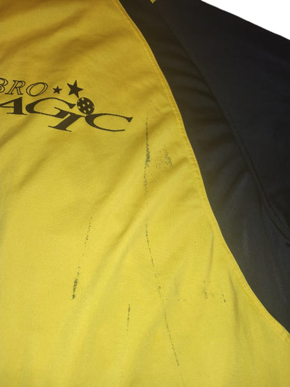 Vintage 2002 Adidas Åsbro GoIF Golf Magic Track Jacket Yellow Black Men's Size M