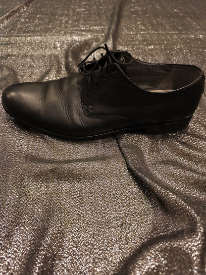 Vagabond Shoemakers Black Leather Derby Shoes Men's Size 41 Lace Up Business