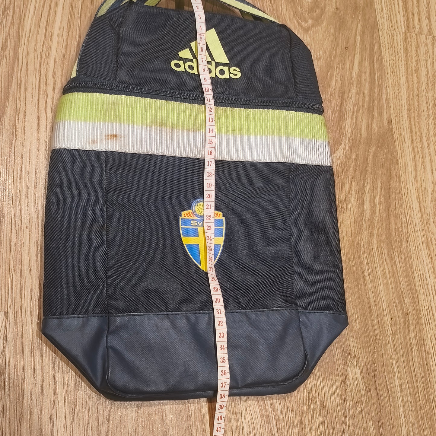 Adidas Sweden SvFF Football Boot Bag Shoe Travel Case Navy Blue Yellow