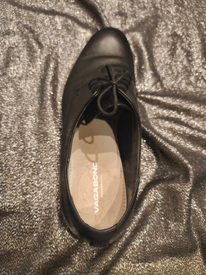 Vagabond Shoemakers Black Leather Derby Shoes Men's Size 41 Lace Up Business