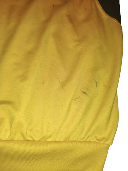 Vintage 2002 Adidas Åsbro GoIF Golf Magic Track Jacket Yellow Black Men's Size M