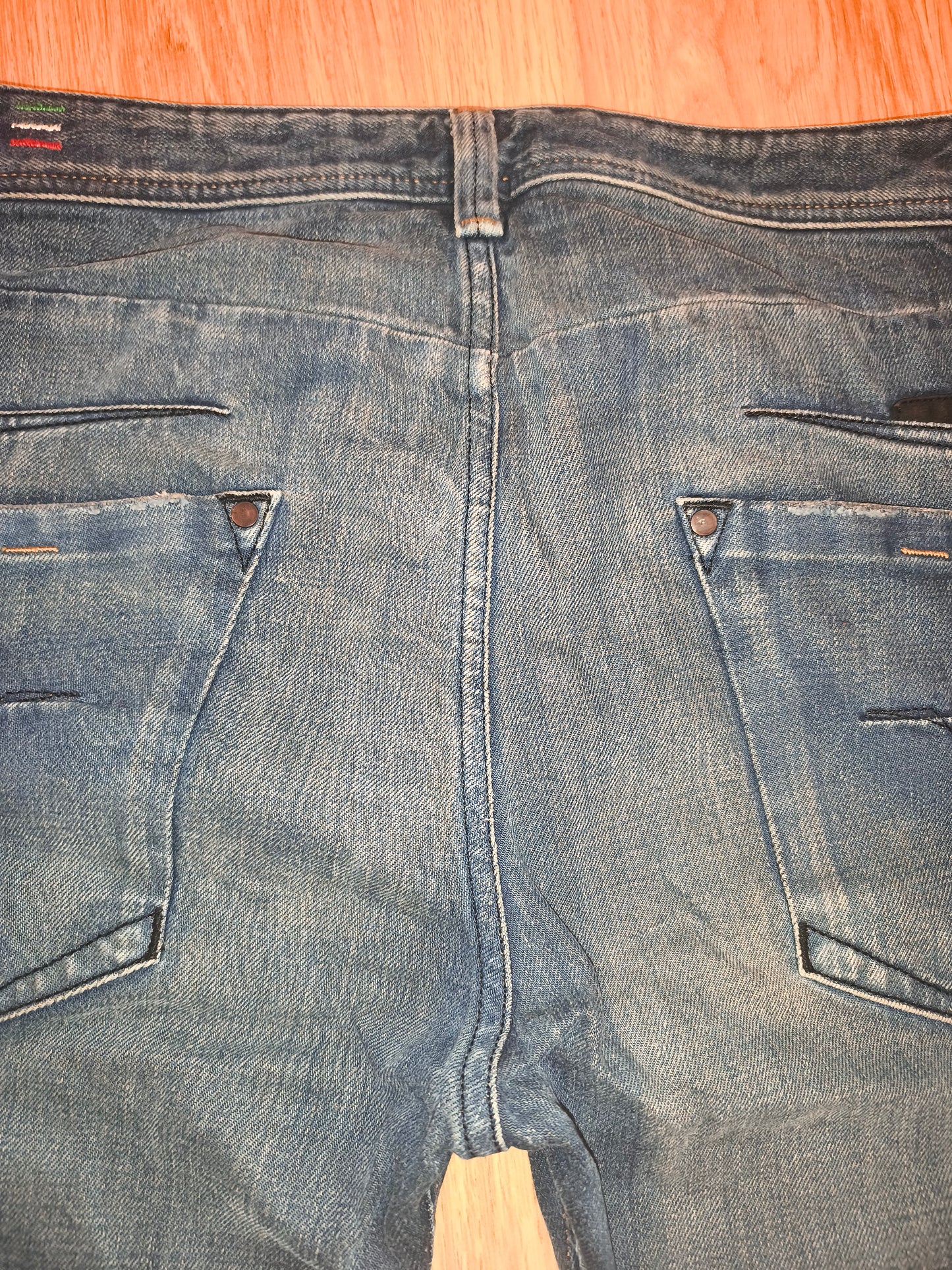 DIESEL Blue Eyecons 2012/2 Edition Jeans Men's Size 32 Made In Italy Cotton Blue