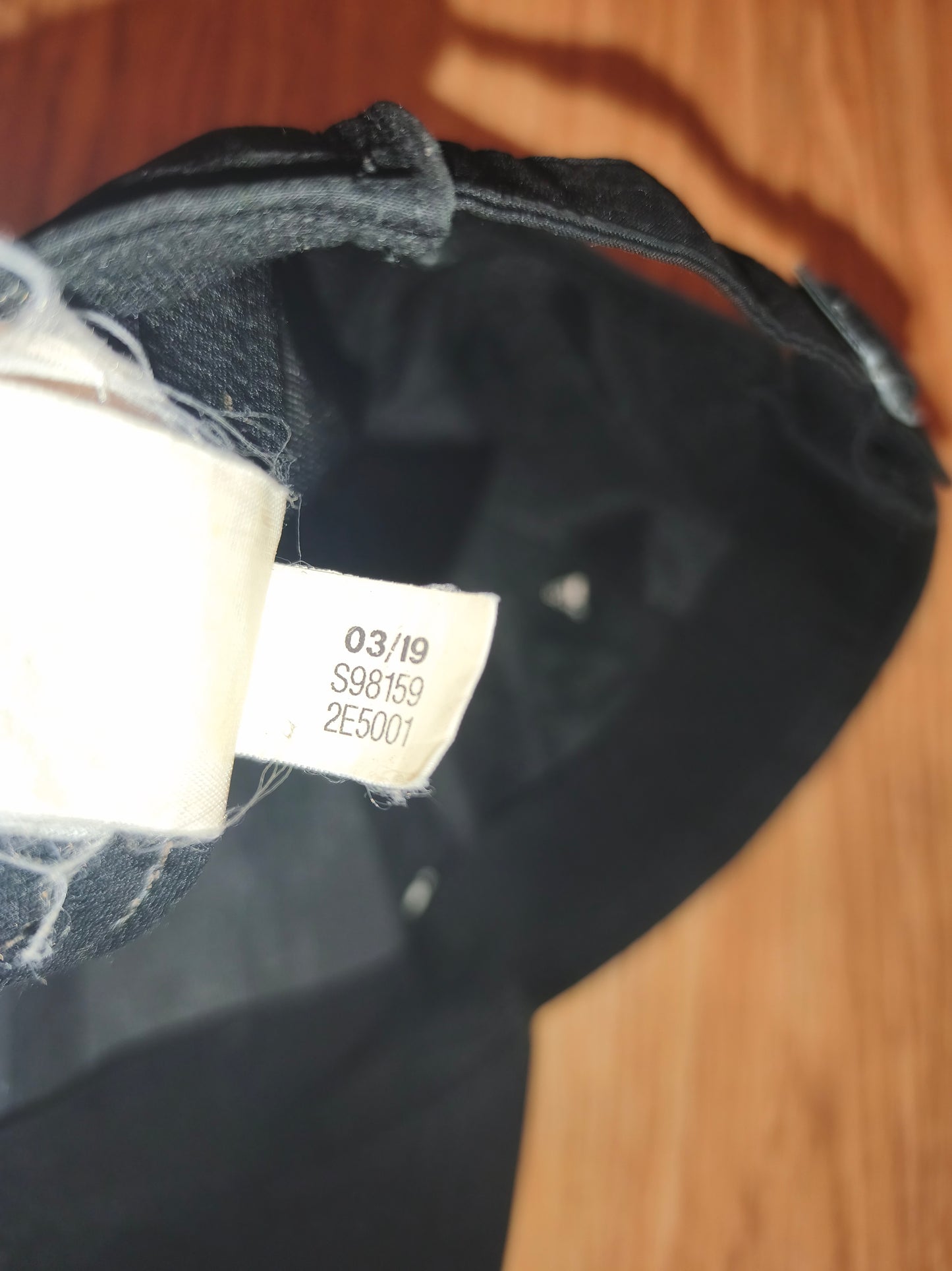 Black Adidas Performance Baseball Cap – Adjustable Pre-Loved Sportswear