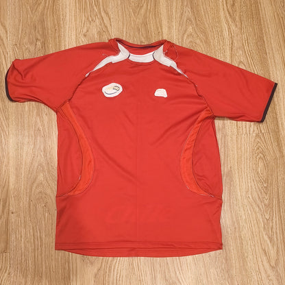 Chile National Team Red Short Sleeve Athletic Jersey T-Shirt Graphic Tee