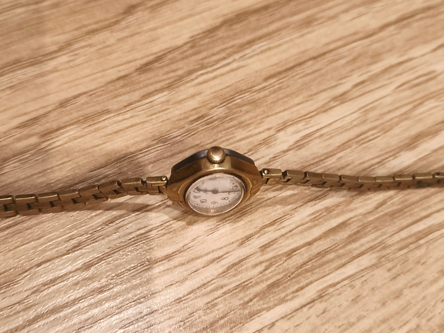 Rare Vintage Luch Women's Watch Gold Plated Mechanical USSR CCCP Working 397778