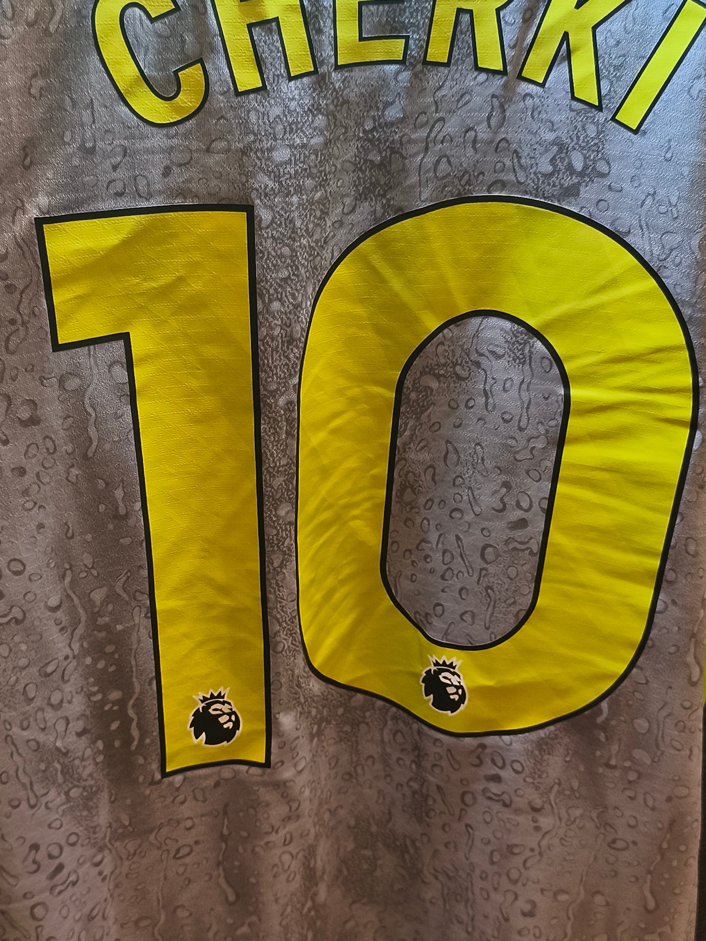 Puma Manchester City Cherki 10 Authentic Jersey Rain Or Shine Shirt Mens Sz 4XL