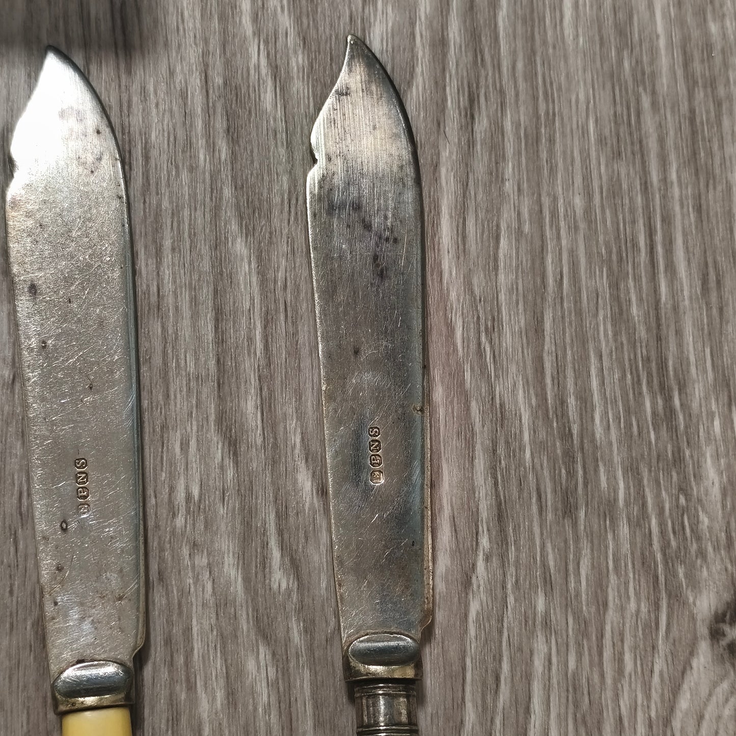 Vintage EPNS Silver Plated Fish Cutlery Set 6 Knives 6 Forks Cased 1939 Gift