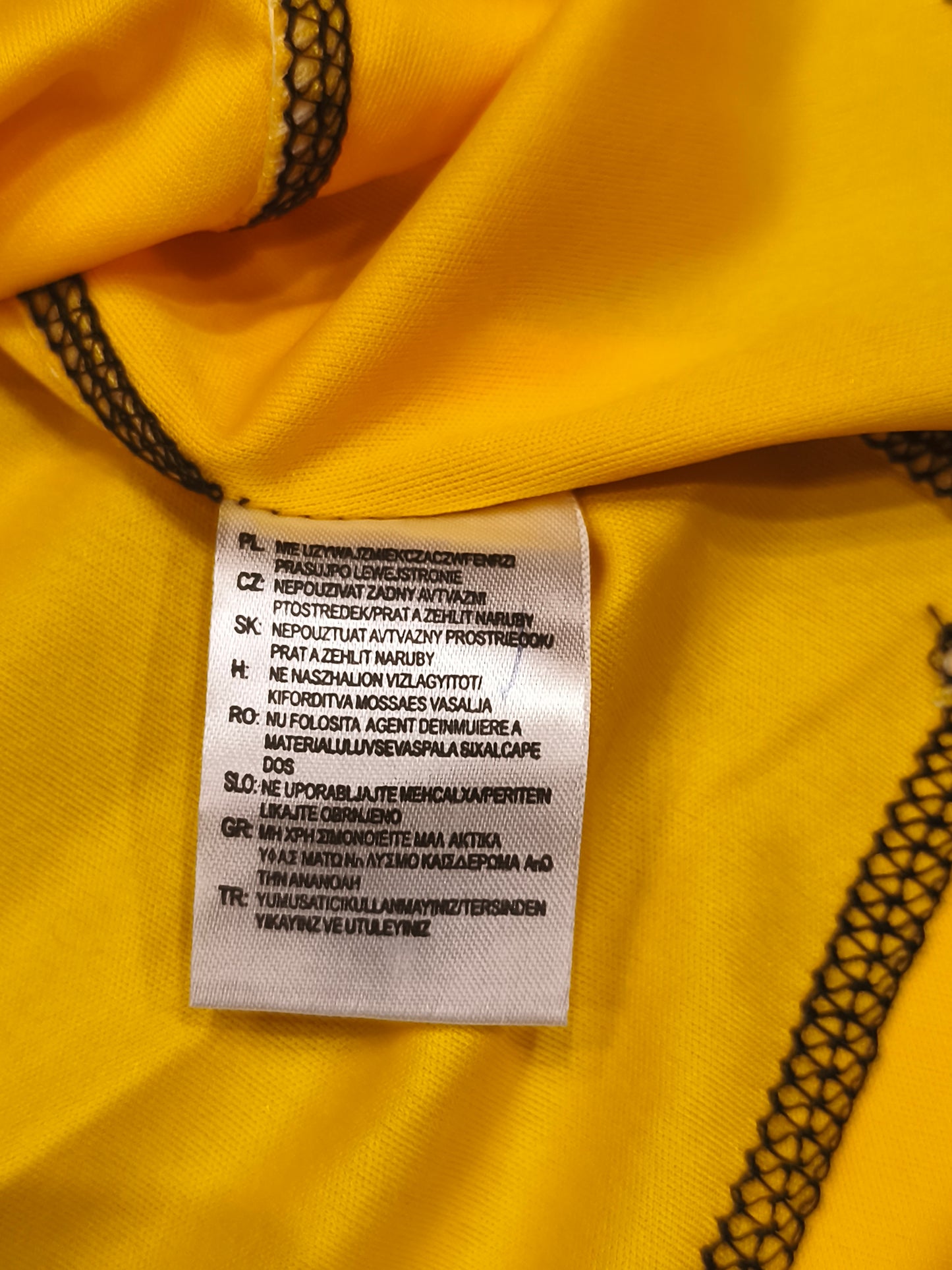 Adidas Uganda National Team Football Shirt Jersey Yellow Climacool Mens Size M