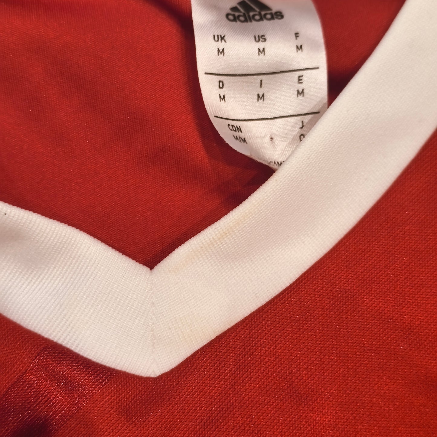 Adidas Red Soccer Jersey CA Mozaic Foot Challenge FFF French Shirt #9 Size M