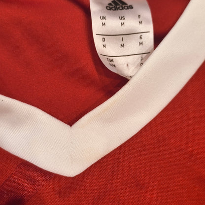 Adidas Red Soccer Jersey CA Mozaic Foot Challenge FFF French Shirt #9 Size M
