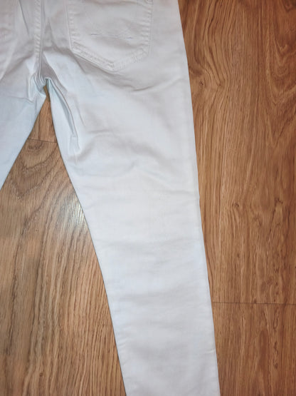 Dorothy Perkins Women’s White Slim-Fit Denim Jeans – Size 38 (EU/10 UK)