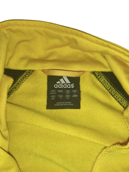 Vintage 2002 Adidas Åsbro GoIF Golf Magic Track Jacket Yellow Black Men's Size M