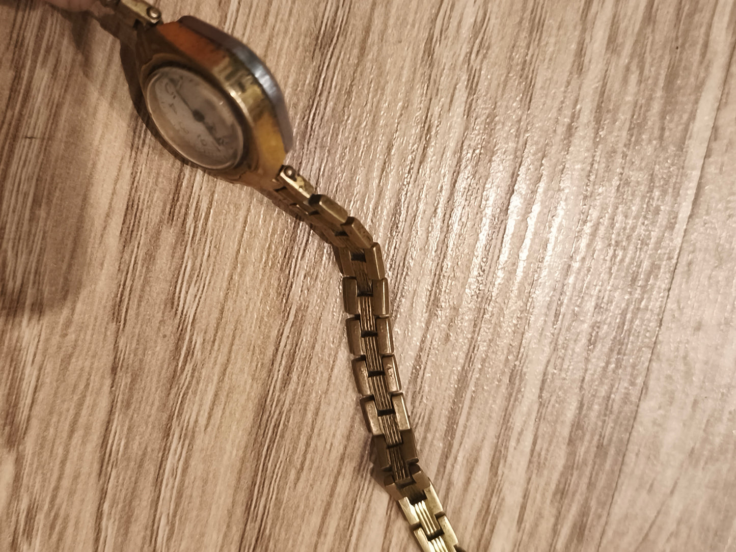 Rare Vintage Luch Women's Watch Gold Plated Mechanical USSR CCCP Working 397778