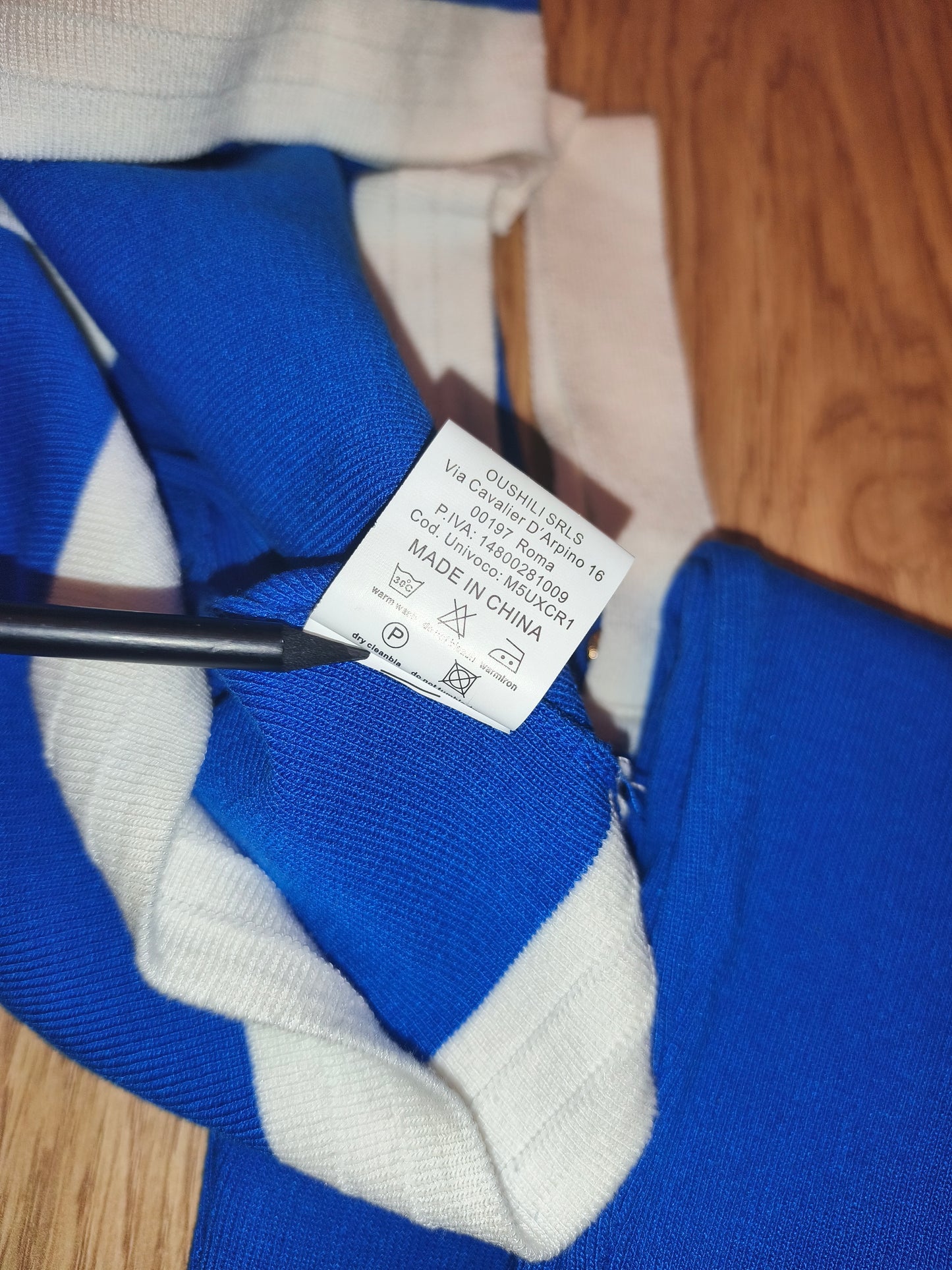 Knit 3 Piece Skirt Set Royal Blue White Cardigan Crop Top Mini Skirt Med/Small
