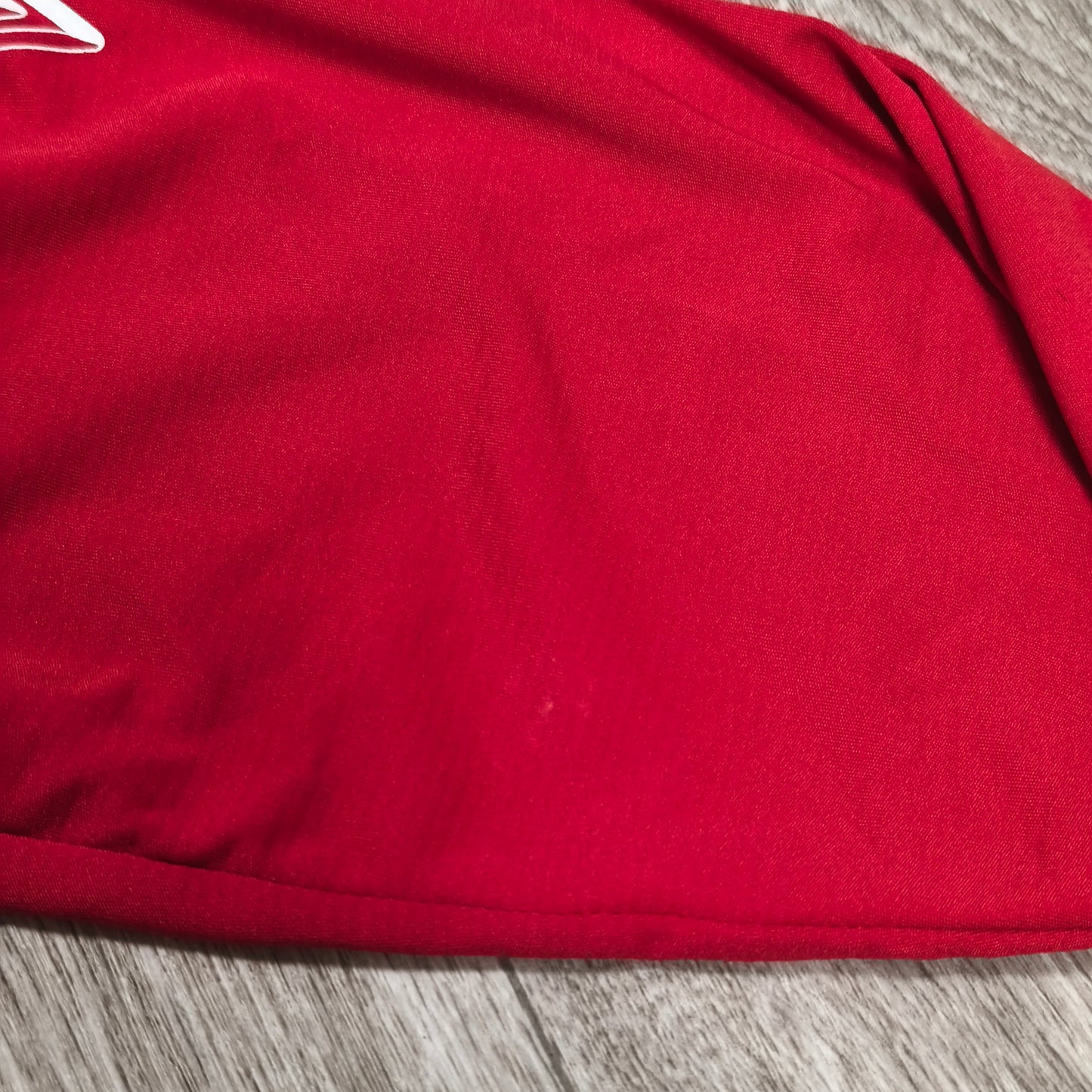 Umbro EPS Espoo Football Shirt Soccer Jersey Red Long Sleeve Size XS #6