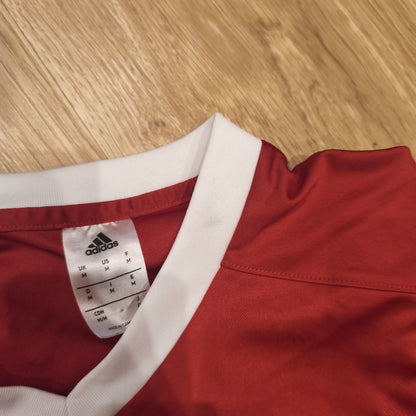 Adidas Red Soccer Jersey CA Mozaic Foot Challenge FFF French Shirt #9 Size M