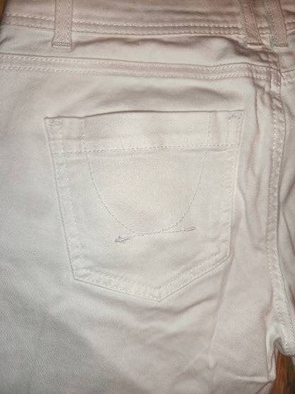 Dorothy Perkins Women’s White Slim-Fit Denim Jeans – Size 38 (EU/10 UK)