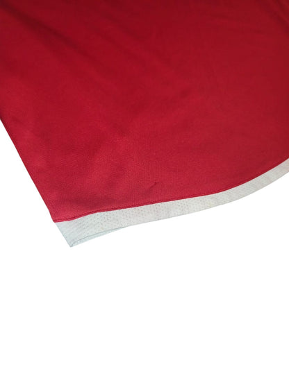 Vintage Umbro Rival Football Jersey Shirt Red White #7 Size M L Rare Soccer