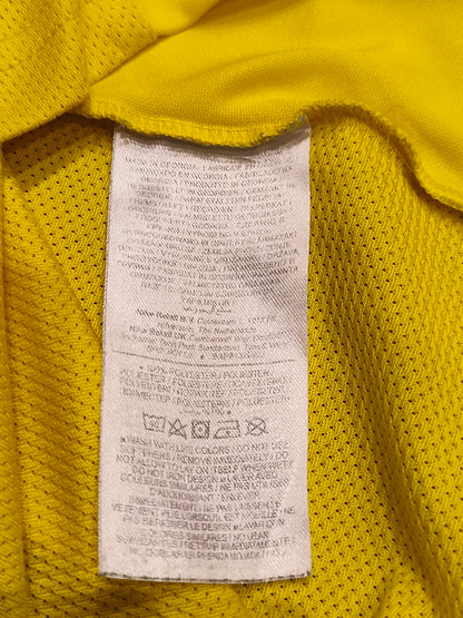 Nike Dri-FIT Mens Yellow EIL Crest Soccer Jersey Short Sleeve T-Shirt Size S #63