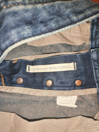 DIESEL Blue Eyecons 2012/2 Edition Jeans Men's Size 32 Made In Italy Cotton Blue