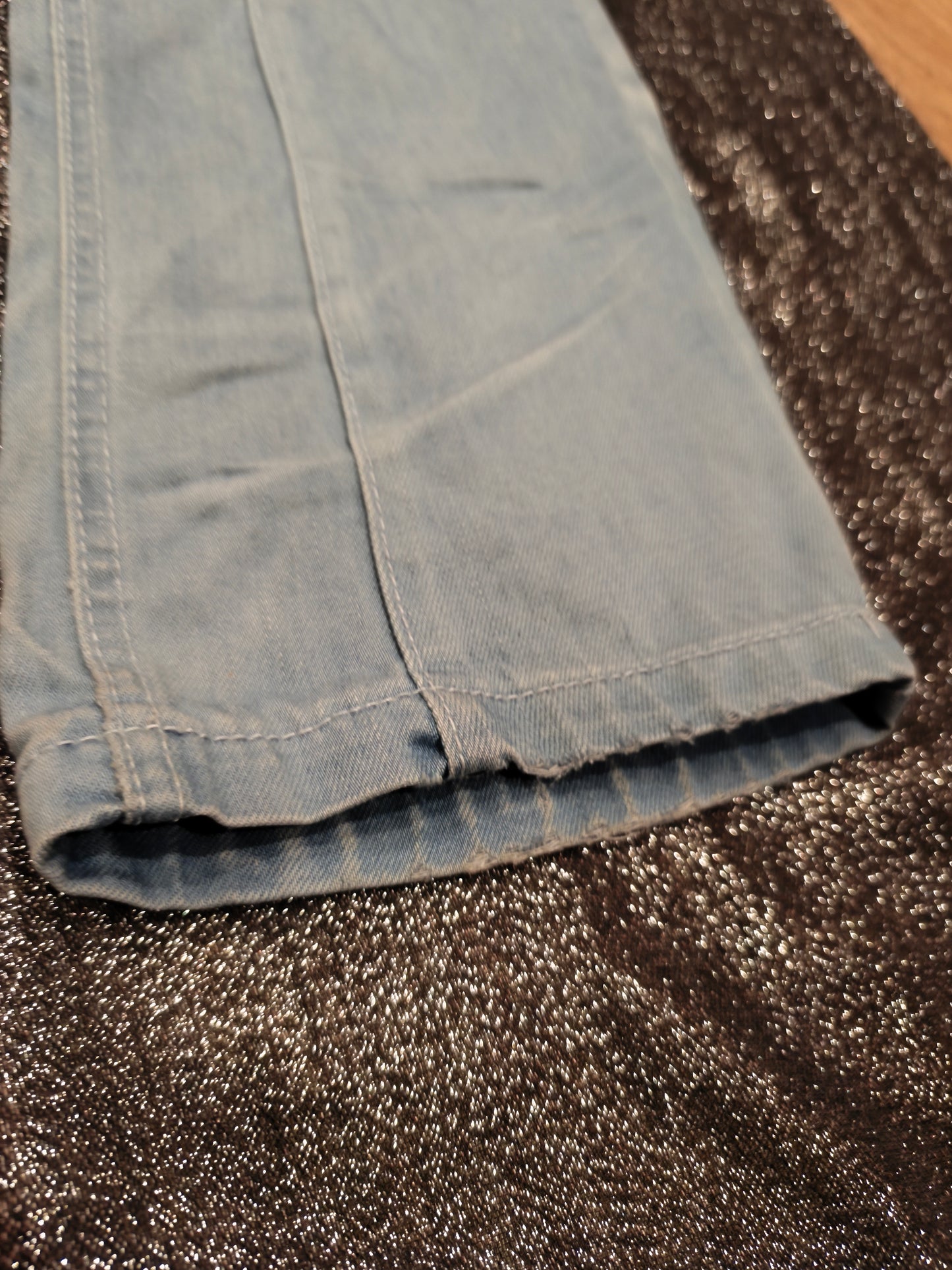 J Rag Famous Denim Mens Blue Jeans Size 30 Distressed Studded Y2K JR3117