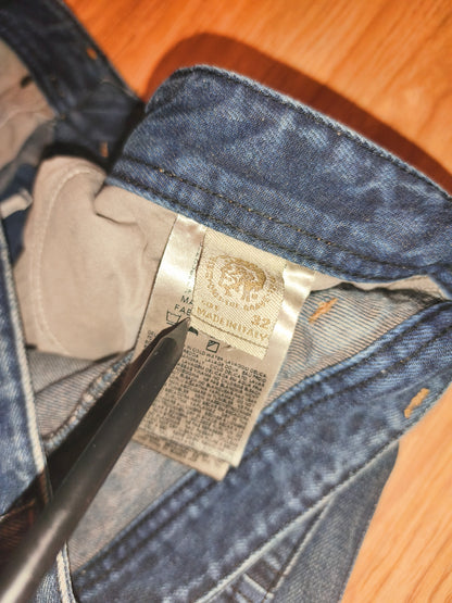 DIESEL Blue Eyecons 2012/2 Edition Jeans Men's Size 32 Made In Italy Cotton Blue