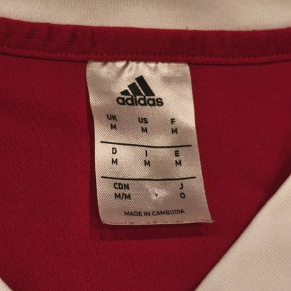 Adidas Red Soccer Jersey CA Mozaic Foot Challenge FFF French Shirt #9 Size M
