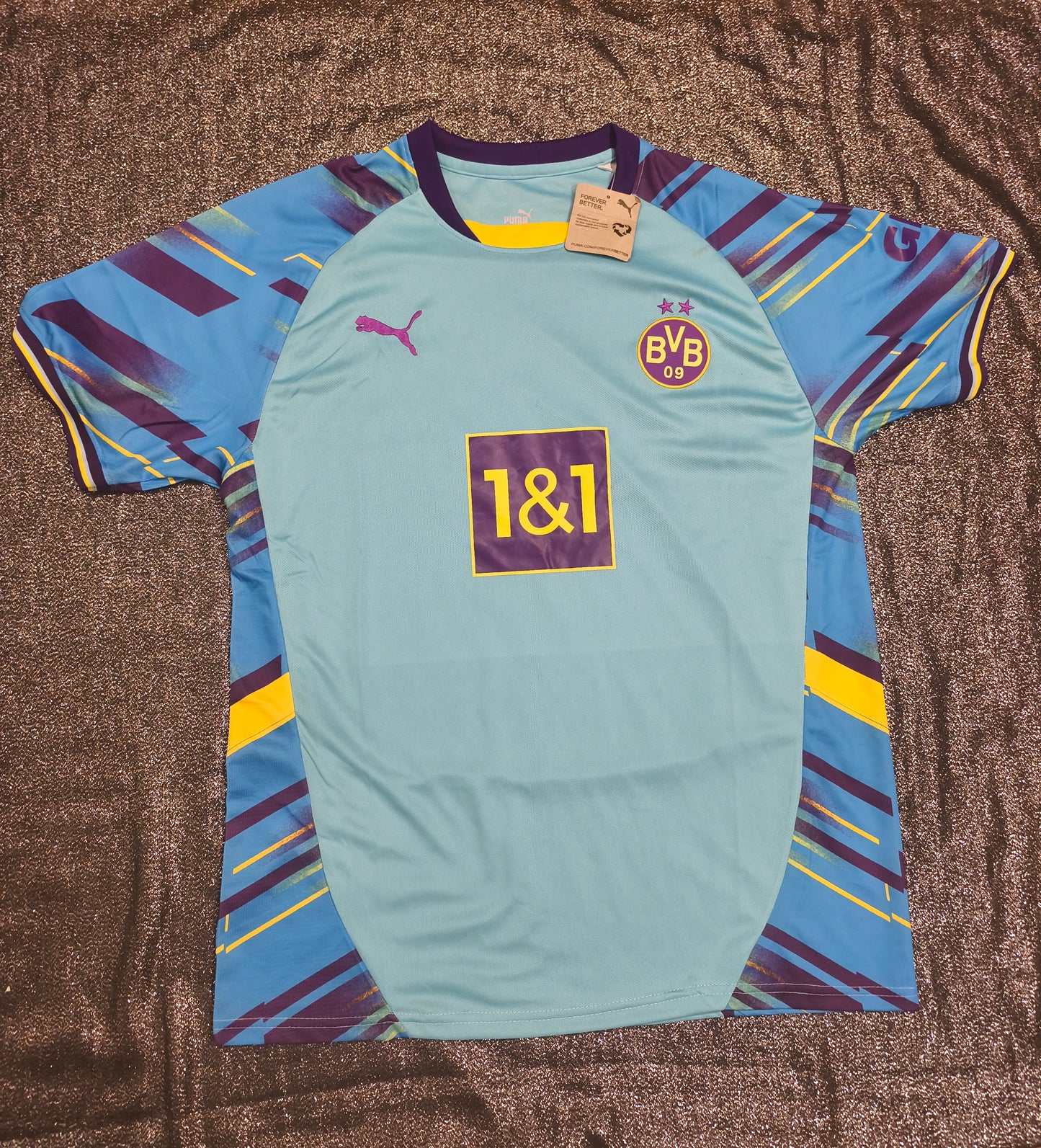 BNWT Borussia Dortmund 2024/2025 Third Kit Jersey – Puma (Size 2XL)