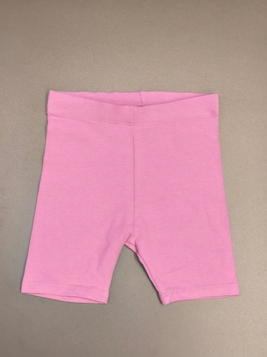 Next Girls Pink Cotton Stretch Cycling Shorts – 1.5–2 Years (92 cm)