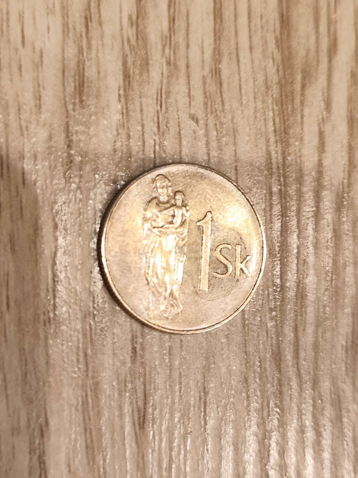 Slovakia 1 Koruna Coin – 1993 Vintage European Currency