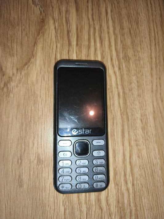 eStar X28 Silver Dual SIM Mobile Phone - Untested / For Parts Only (No Battery)