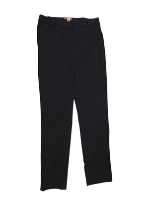 H&M schwarze strukturierte Damenhose, Slim Cigarette, Größe EUR 34 US 4