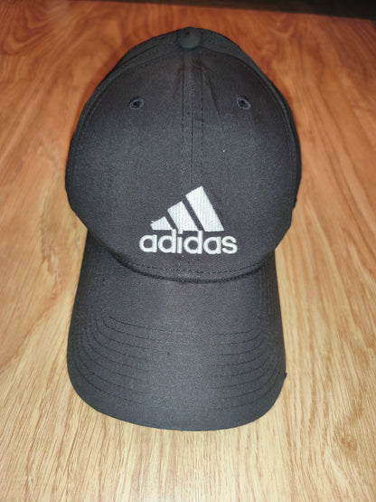 Black Adidas Performance Baseball Cap – Adjustable Pre-Loved Sportswear