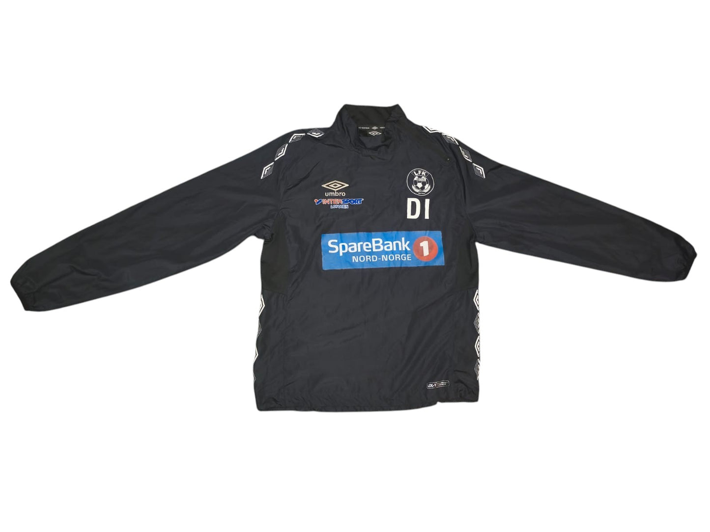 Umbro Leknes FK Training Drill Top Jacket Men's Small S Black Football Shirt LFK