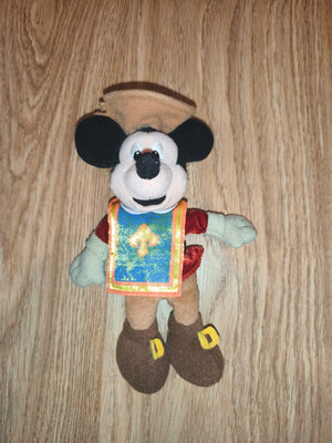 ヴィンテージ ディズニー ミッキーマウス「三銃士」プロモーション用ぬいぐるみ