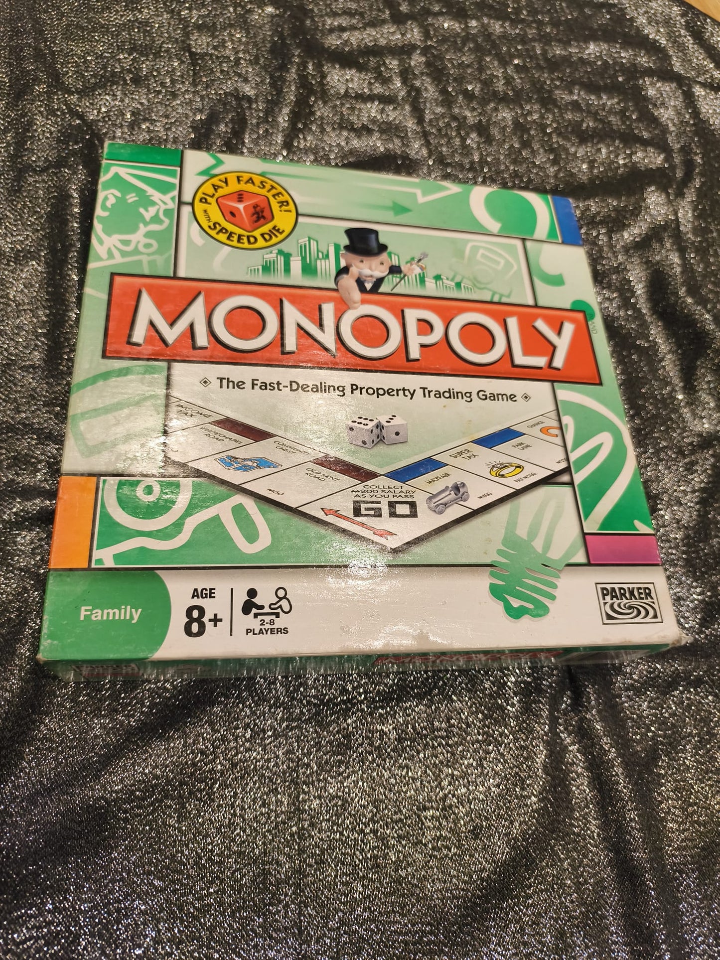 Monopoly Board Game - 2008 Speed Die Edition (with 12 Bonus Tokens)