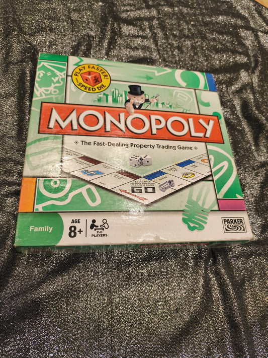 Monopoly Board Game - 2008 Speed Die Edition (with 12 Bonus Tokens)