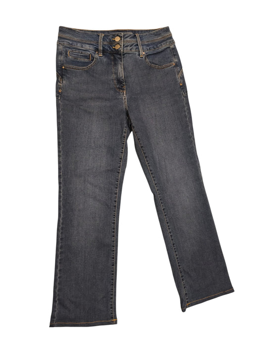 NEXT Women’s Bootcut Jeans High Rise Lift Slim & Shape Dark Blue Size UK 12L EU