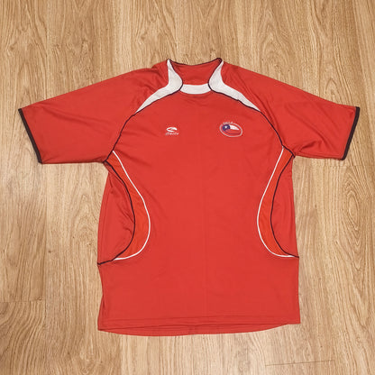 Chile National Team Red Short Sleeve Athletic Jersey T-Shirt Graphic Tee